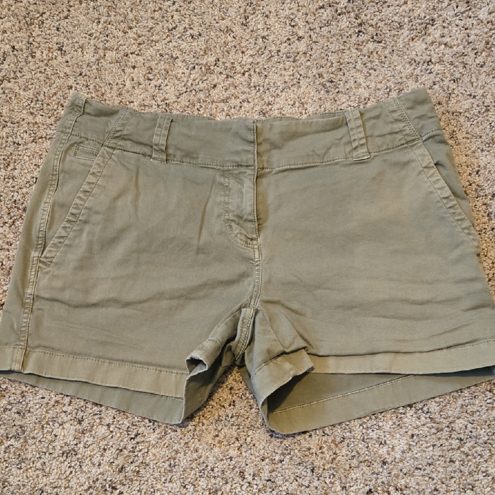Olive Green Women's Shorts